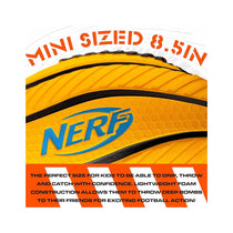 Nerf Spiral Grip Mini Foam American Football For Kids - Assorted Colour