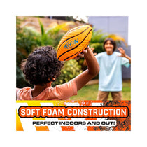 Nerf Spiral Grip Mini Foam American Football For Kids - Assorted Colour