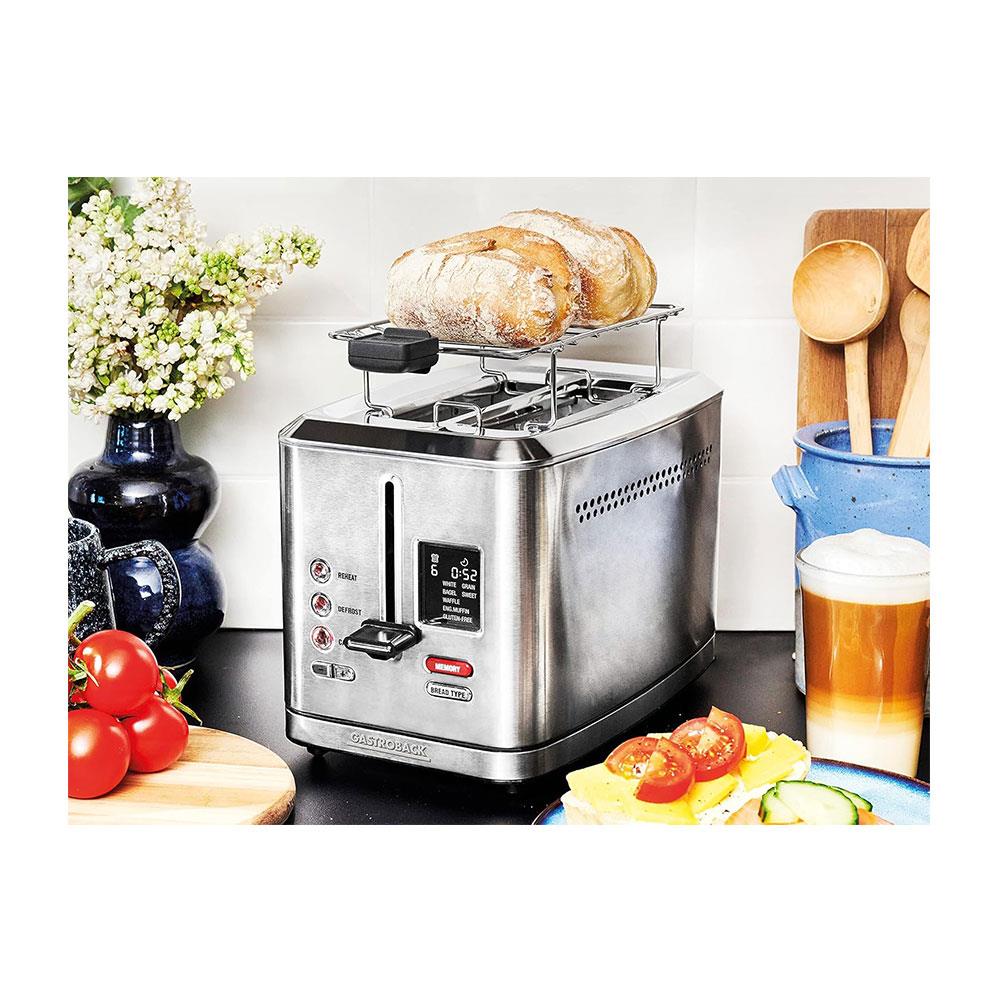 Gastroback Design Digital 2 Slice Toaster Stainless Steel 950W - Silver Secondary image