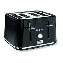 Tefal Loft Quintessentially British 4 Slice Toaster Plastic 1700 W - Noir Black