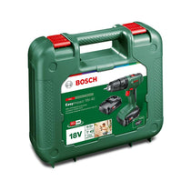 Bosch Power For ALL 18V Li-ion Brushed Cordless Combi Drill 2 x 2Ah Batteries & Charger In Carrying Case 240V