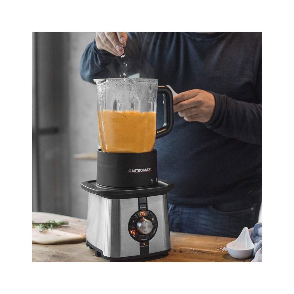 Gastroback Cook & Mix Plus Jug Blenders With 4 Speed Settings  1200W 1.75 Litres - Grey