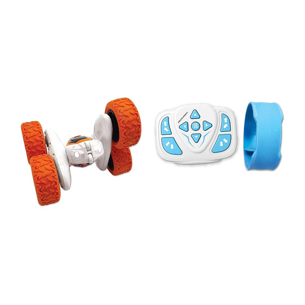 Lexibook Crosslander Rechargeable Radio Controlled Stunt Car - Orange/White Secondary image