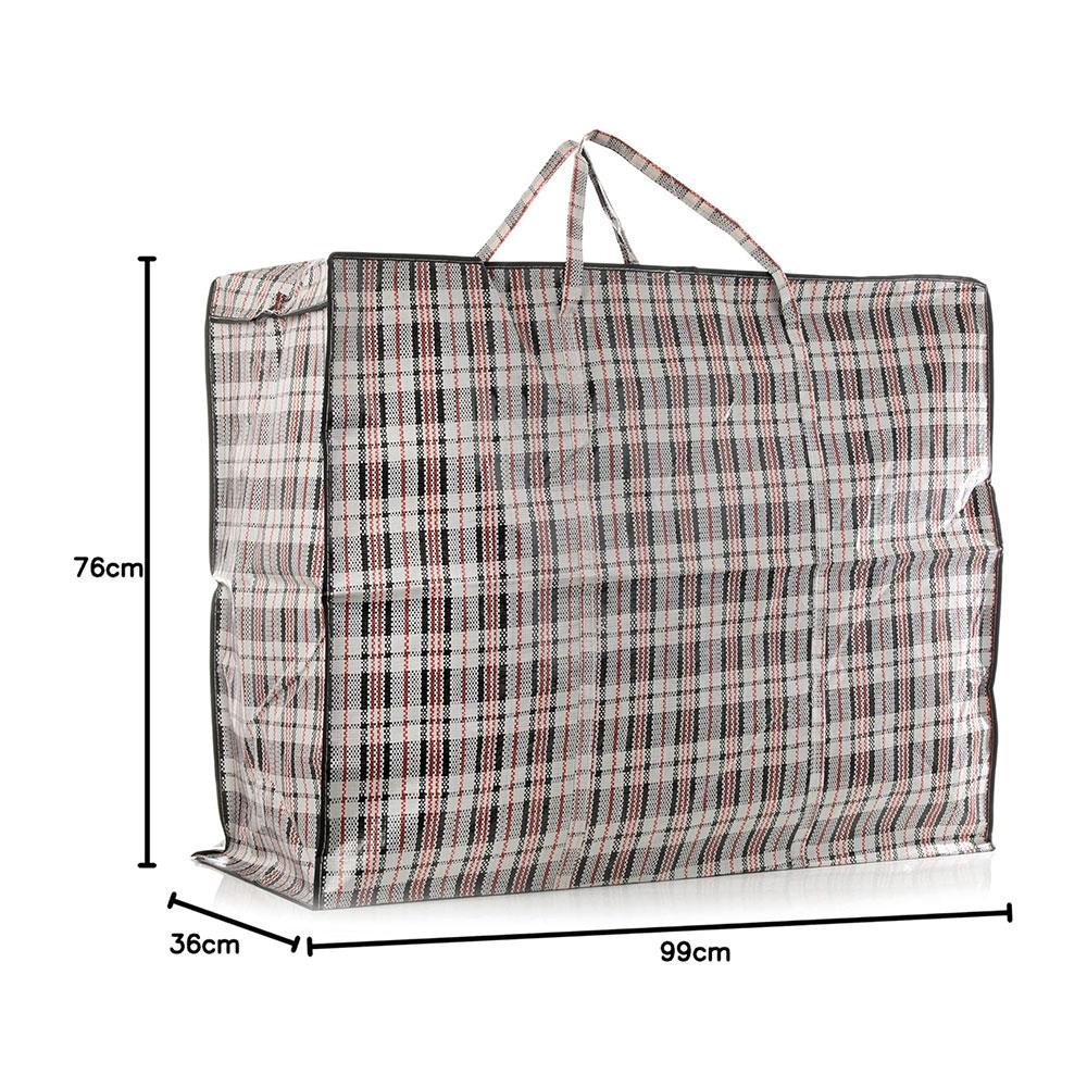 Orwell PVC Laundry Bag Super Jumbo Rectangular With Handle 99L x 76W x 36H cm - White