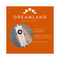 Dreamland Revive Me Back Heat Pad With 5 Temperature Settings Intelliheat Technology 61cm x 38cm - Grey