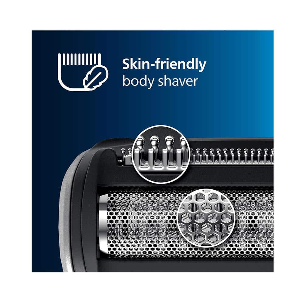 Philips Series 3000 Cordless Body Groomer With Intimate Trimmer & Skin Protect Technology - Black