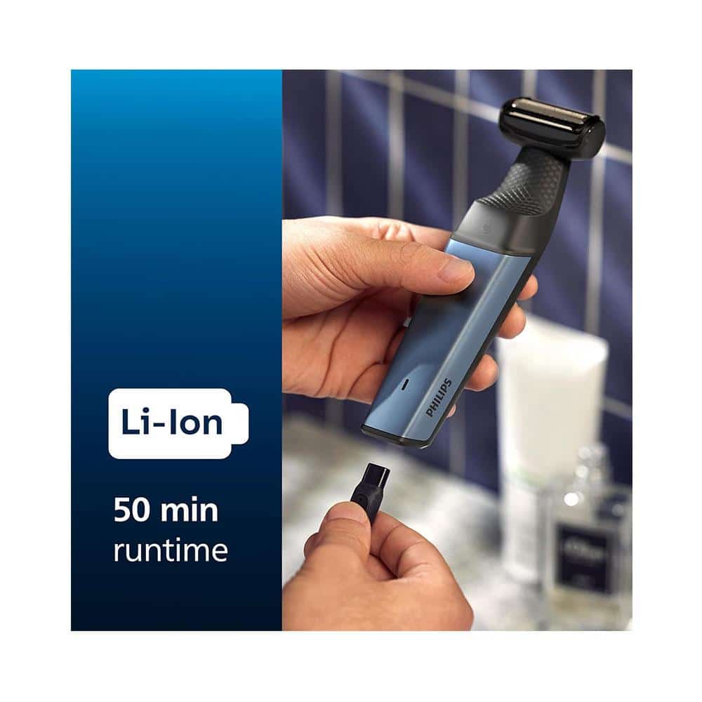 Philips Series 3000 Cordless Body Groomer With Intimate Trimmer & Skin Protect Technology - Black