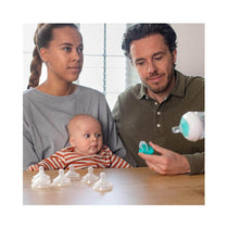 Philips Avent Natural Response Baby Newborn Gift Set 4 AirFree Vent Baby Bottle 125ml & 260ml 0-12 Months+ - Clear