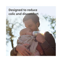 Philips Avent Natural Response Baby Newborn Gift Set 4 AirFree Vent Baby Bottle 125ml & 260ml 0-12 Months+ - Clear