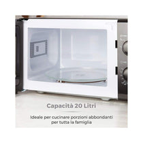 Tower Manual Microwave With 5 Power Levels 35 Minute Timer 700W 20 Litres - Black