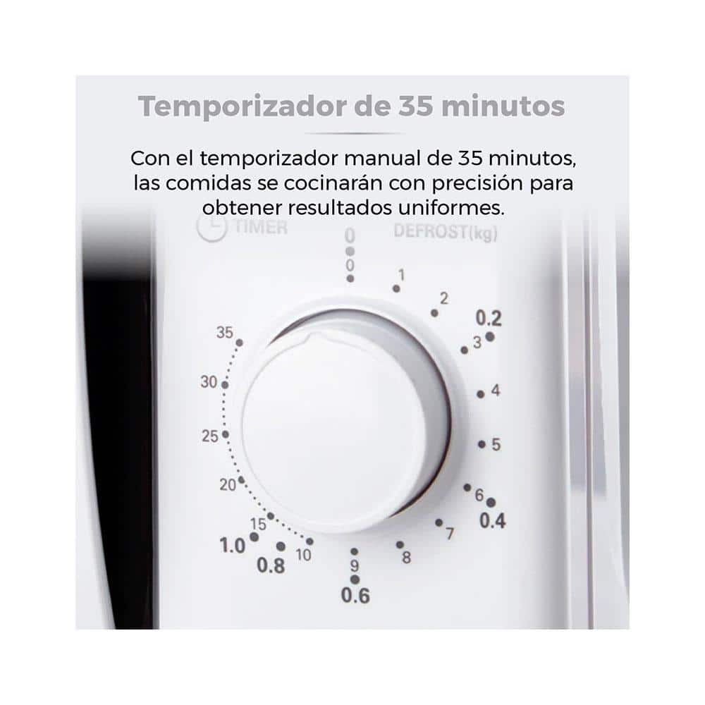 Tower Manual Microwave With 5 Power Levels And 35 Minute Timer 700 W 20 Litre - White