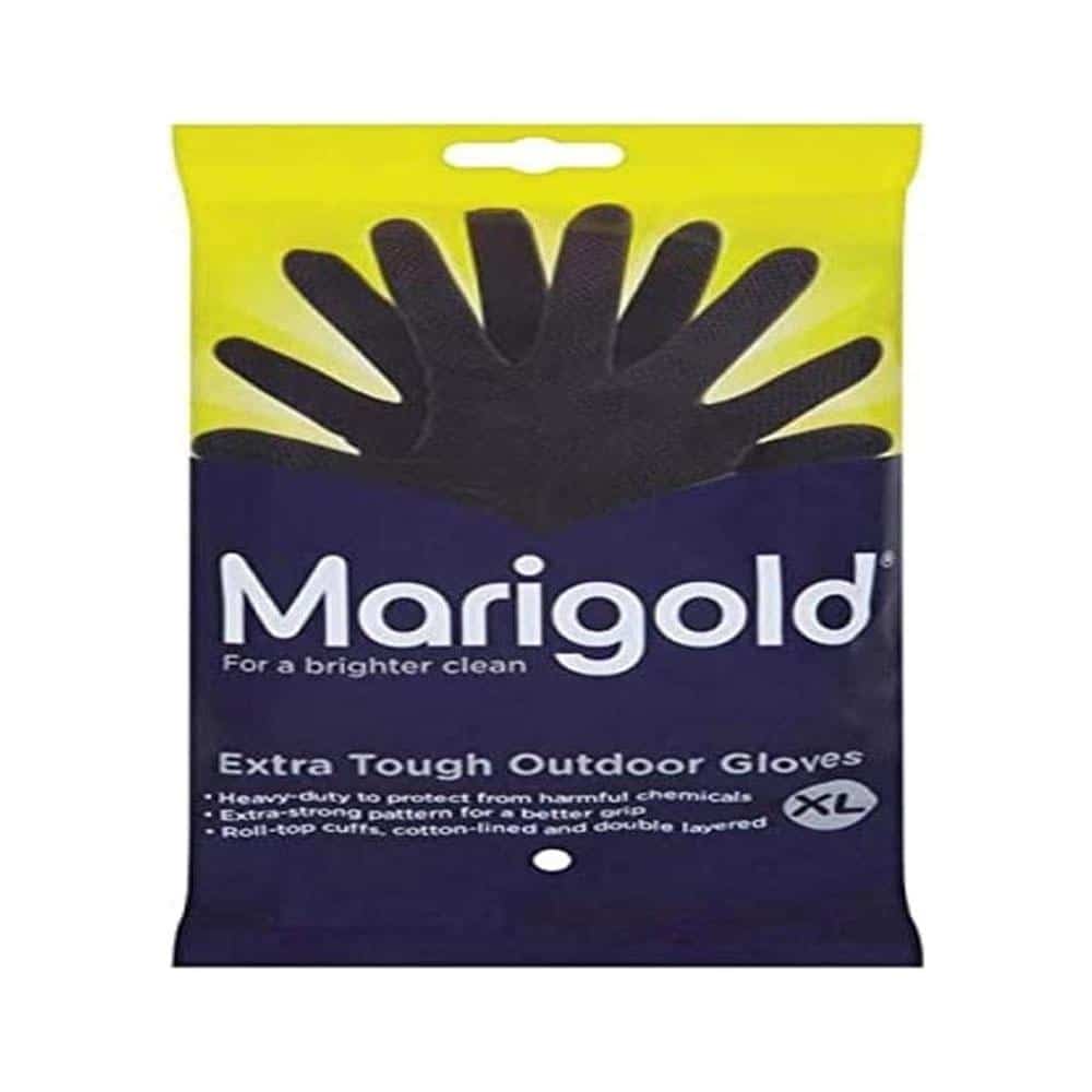 Marigold Extra Tough Outdoor Gloves Extra Large Rubber Single Pair - Black Main image