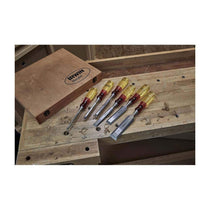 IRWIN Marples M373 Split Proof Bevel Edge Chisels 6 Piece Set – Ultimate Precision 6 Piece Woodworking Kit