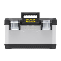Stanley FatMax 20 Inch Deep Toolbox Storage With Heavy Duty Metal Latch - Black/Yellow