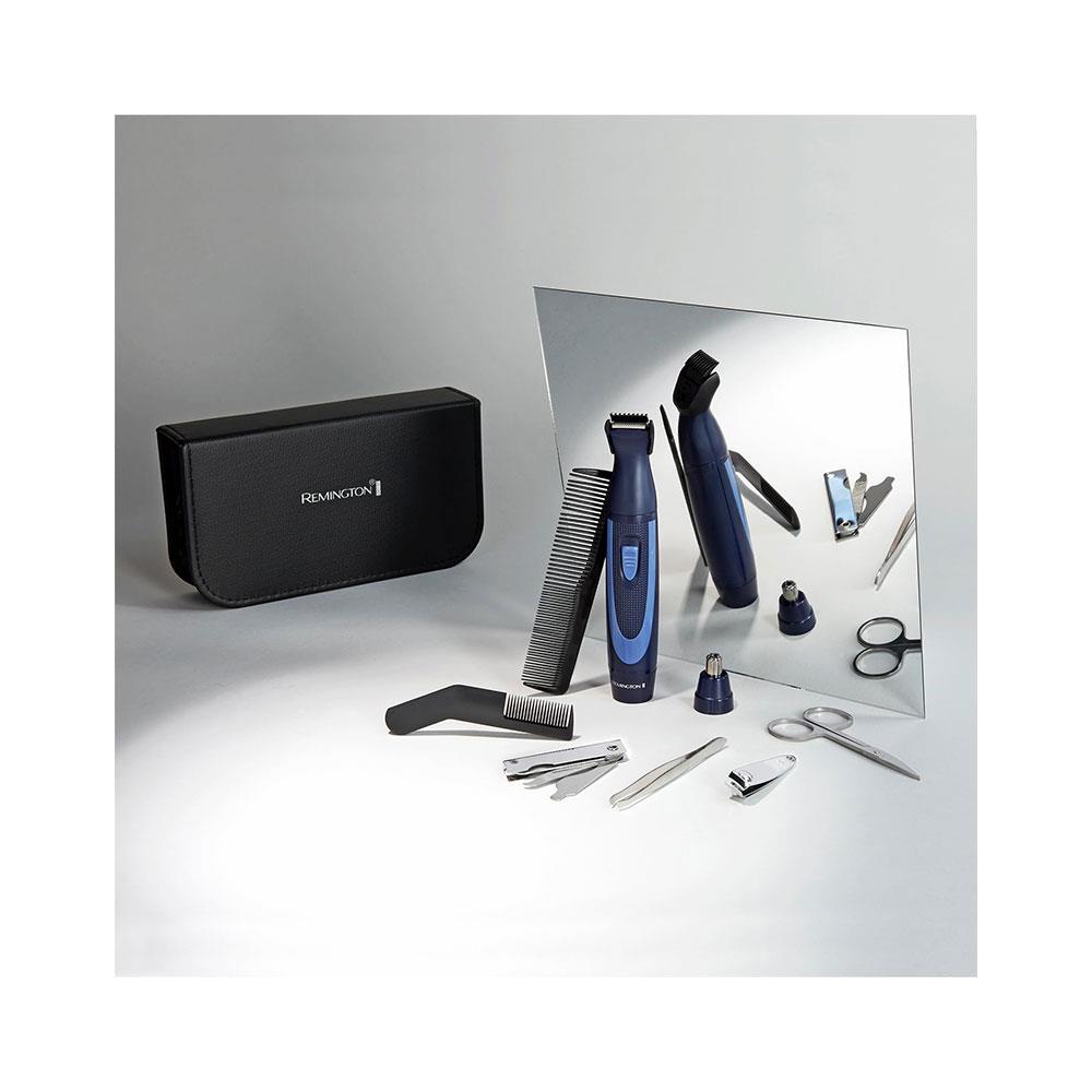 Remington Hygiene Travel Kit 13 Piece Grooming & Trimming Set Black