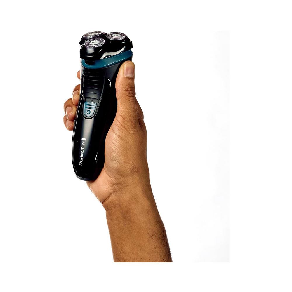 Remington R1 Style Series Mens Electric Rotary Shaver Dual Track Blades - Black Secondary image