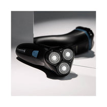 Remington R1 Style Series Mens Electric Rotary Shaver Dual Track Blades - Black