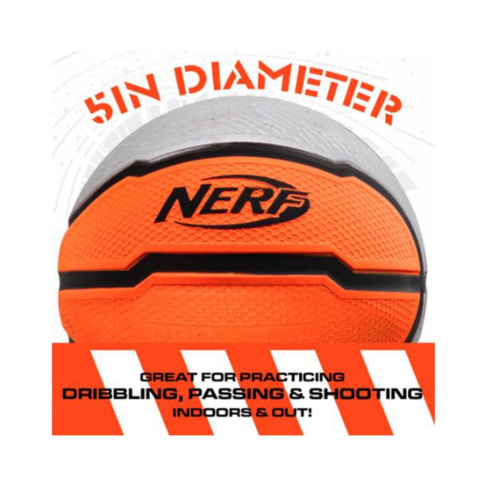 Nerf Proshot Mini Foam Basketball 5 Inch - Multicolour