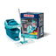 Leifheit Profi XL Mobile Mop & Bucket Set Wringer Bucket With Rollers - Turquoise