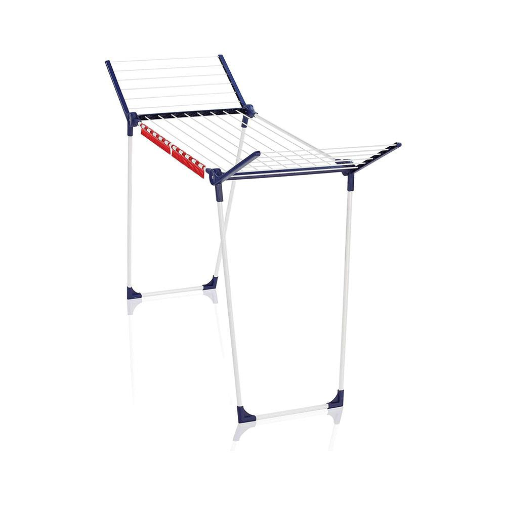 Leifheit Pegasus Slim 150 Laundry Dryer 15m Drying Space Foldable Airer Blue White