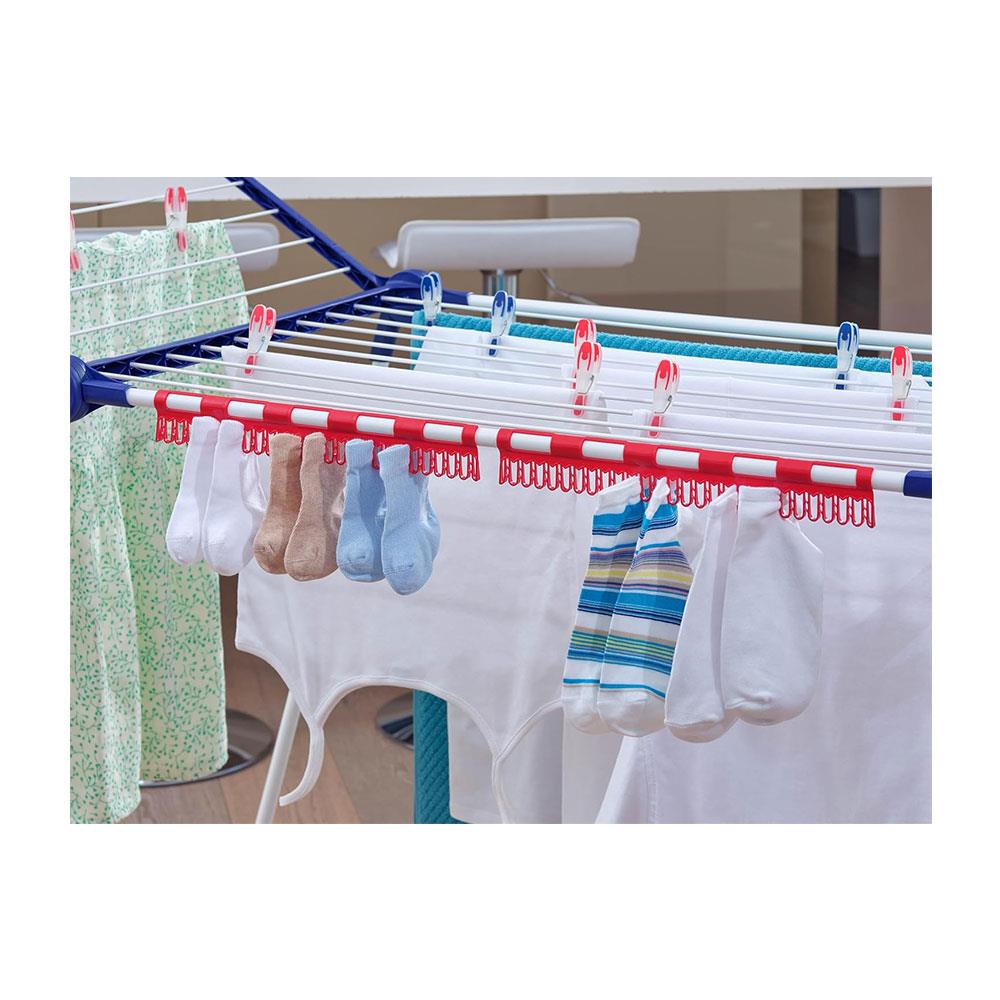 Leifheit Pegasus Slim 150 Laundry Dryer 15m Drying Space Foldable Airer Blue White