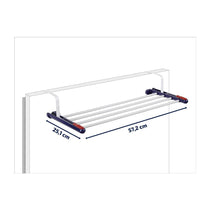 Leifheit Quartett 20 Radiator Clothes Dryer Over Door Drying Rack 2m Blue White