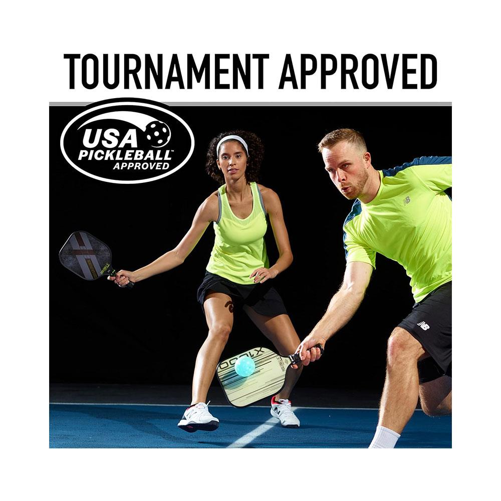 Franklin Sports X-26 Indoor Court Pickleball Balls 3 Pack Blue USA Pickleball Approved