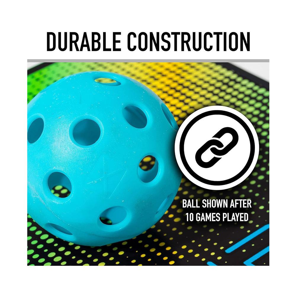 Franklin Sports X-26 Indoor Court Pickleball Balls 3 Pack Blue USA Pickleball Approved