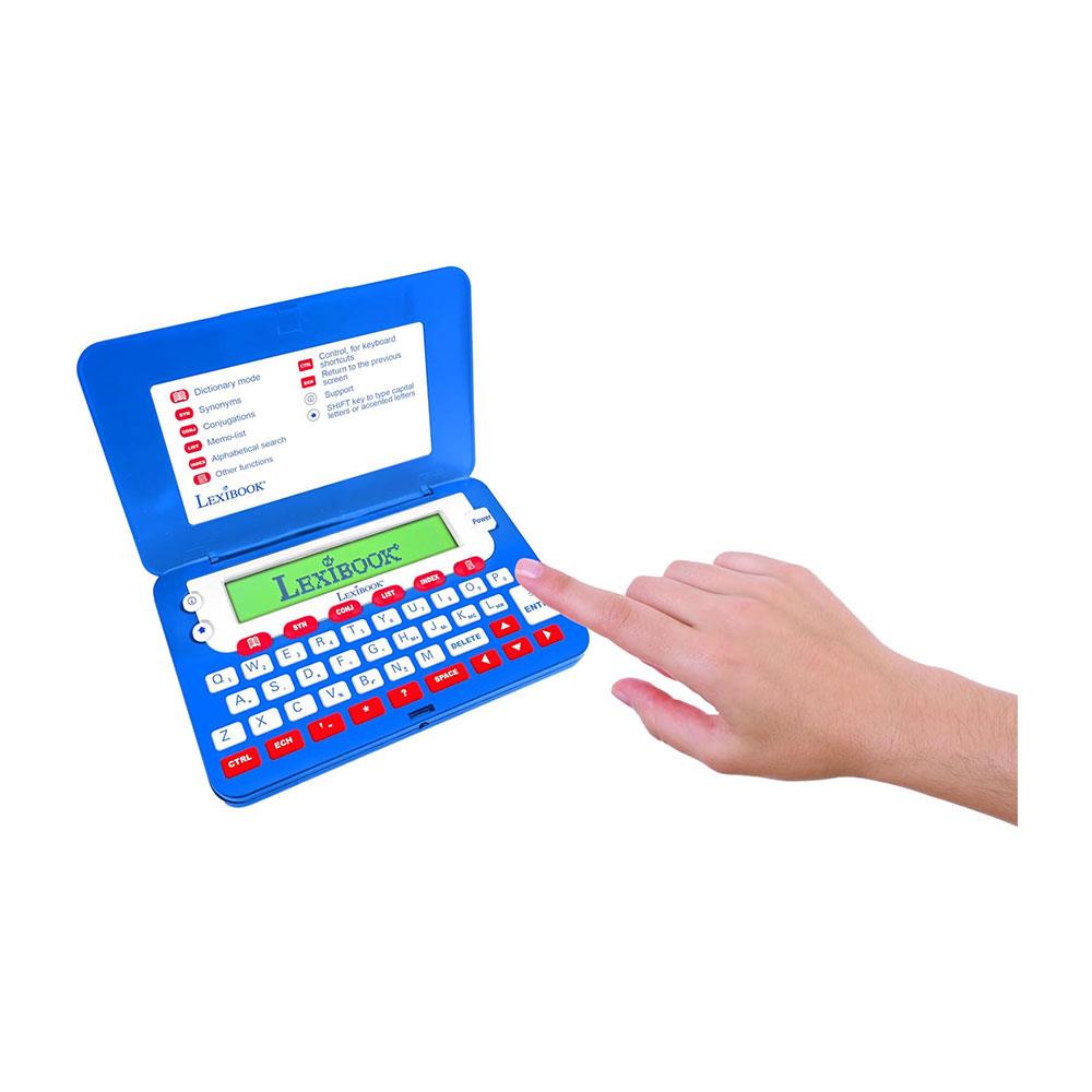 Lexibook English Electronic Dictionary with Thesaurus Grammar Functions Phonetic Spellchecker Word Games Blue