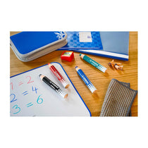 Stabilo MARKdry Whiteboard & Flipchart Markers with Sharpener & Wiping Cloth Multicolour Pack of 4