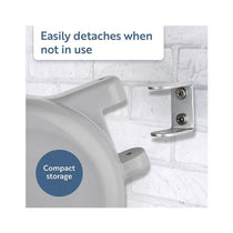 Minky Homecare Retractable Reel Clothes Line With 15m Of Drying Space Heavy Duty PVC Coated Line - Grey