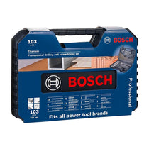 Bosch Professional Drilling & Screwdriver Bit Mixed Accessory Set 103 Piece - Black