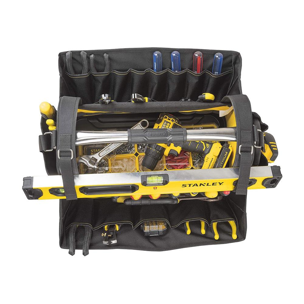 Stanley FatMax Quick Access Premium Tote Bag Toolbag - Black/Yellow