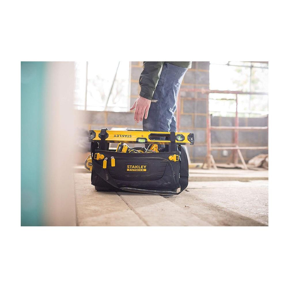 Stanley FatMax Quick Access Premium Tote Bag Toolbag - Black/Yellow