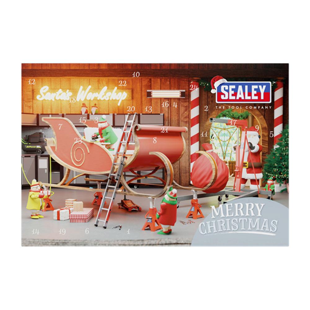 Sealey Premier Advent Calendar Tool Kit Hand Tools Christmas Gift - 40 Piece