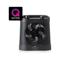 Dreamland Silent Power Comfort Fan Heater With 4 Heating Modes Antifreeze Function 2100W - Black