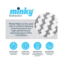 Minky Microfibre Cloth Anti-Bacterial Kitchen Cleaning Pad Clean Scrubbing Surfaces Sink - Grey