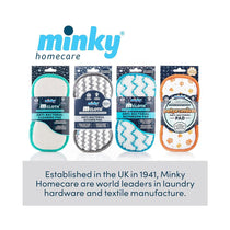 Minky Microfibre Cloth Anti-Bacterial Kitchen Cleaning Pad Clean Scrubbing Surfaces Sink - Grey