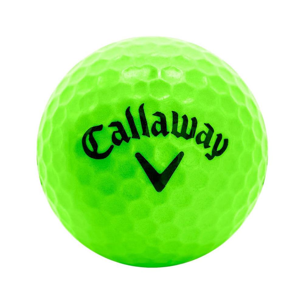 Callaway Soft Flight Golf Balls With Hex Pattern Practice Balls Pack of 9 - Neon Green Secondary image