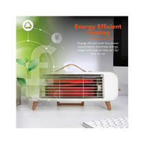 Warmlite Infrared Desk Heater Ultra Quiet & Overheat Protection 350W - Cream