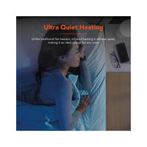 Warmlite Infrared Desk Heater Ultra Quiet & Overheat Protection 350W - Cream