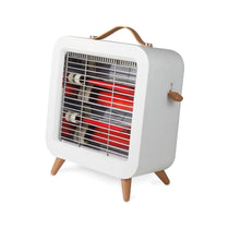 Warmlite Infrared Desk Heater 550W Portable Ultra-Quiet With Overheat Protection - Cream