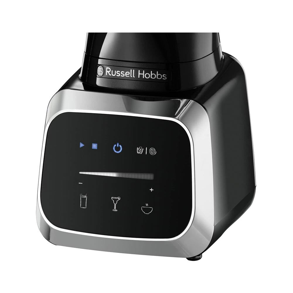 Russell Hobbs Sensigence Jug Blender With Touchscreen Ice Crush & Pulse Function 1000W 1.5 Litres Glass Jug - Black