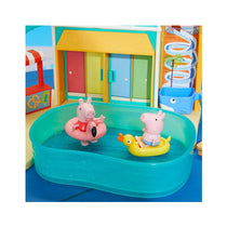 Peppa Pig Toys Peppa's Waterpark Playset With 15 Pieces 2 Figures Kids Toys - Multicolour