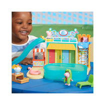 Peppa Pig Toys Peppa's Waterpark Playset With 15 Pieces 2 Figures Kids Toys - Multicolour