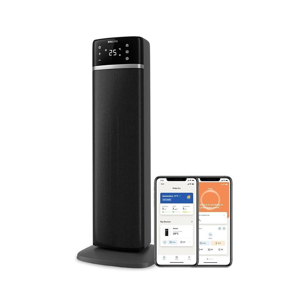 Philips Series 5000 Ceramic Fan Heater 2000W AI- Powered With 5 Built-In Safety Features - Grey & Black Main image