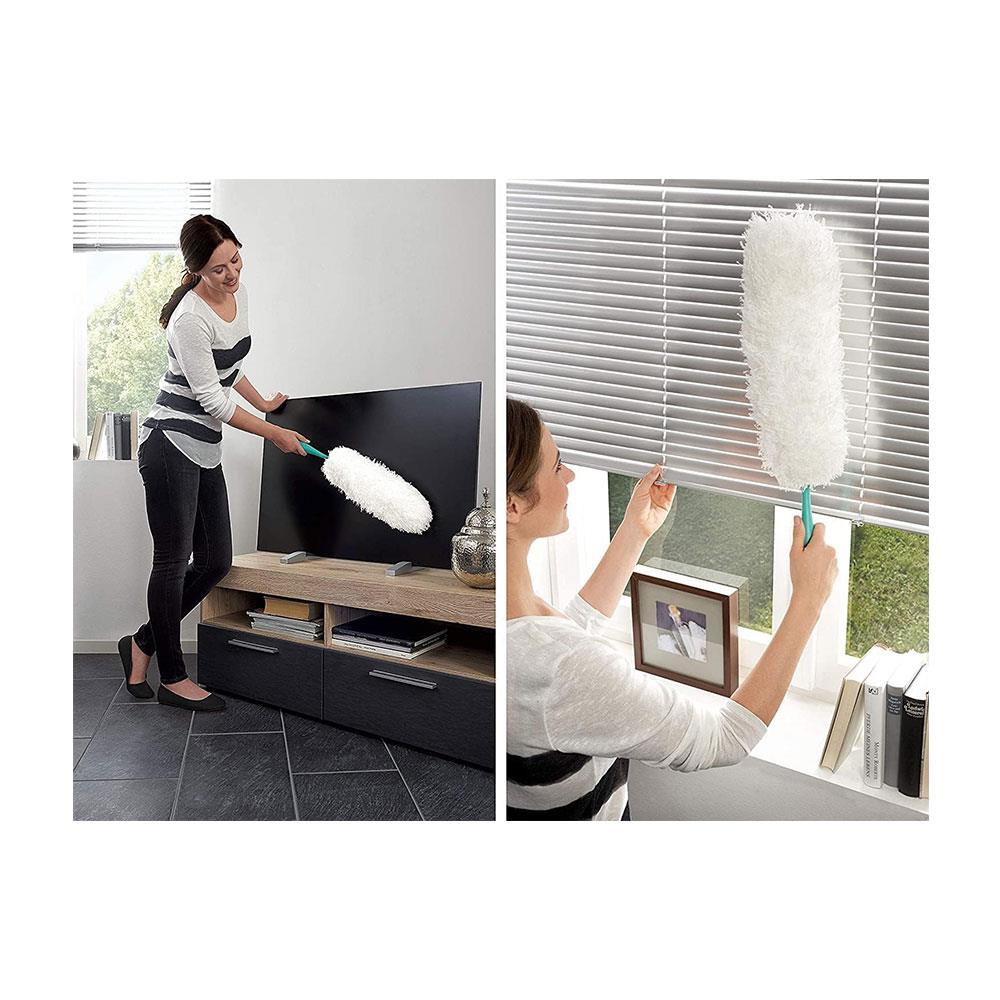 Leifheit Extra Large Hand Held Duster XL Microfibre 38cm - Turquoise
