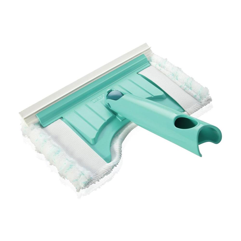Leifheit Tile And Bathtub Wiper Flexi Pad Micro Duo Fibres Bath Cleaner 20cm - Turquoise