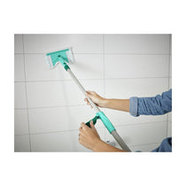 Leifheit Tile And Bathtub Wiper Flexi Pad Micro Duo Fibres Bath Cleaner 20cm - Turquoise