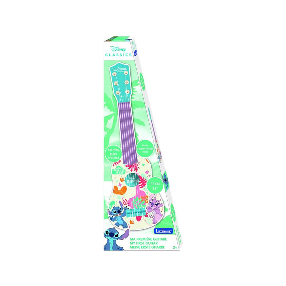 Lexibook Disney Stitch My First Guitar 6 Nylon Strings 53cm - Blue